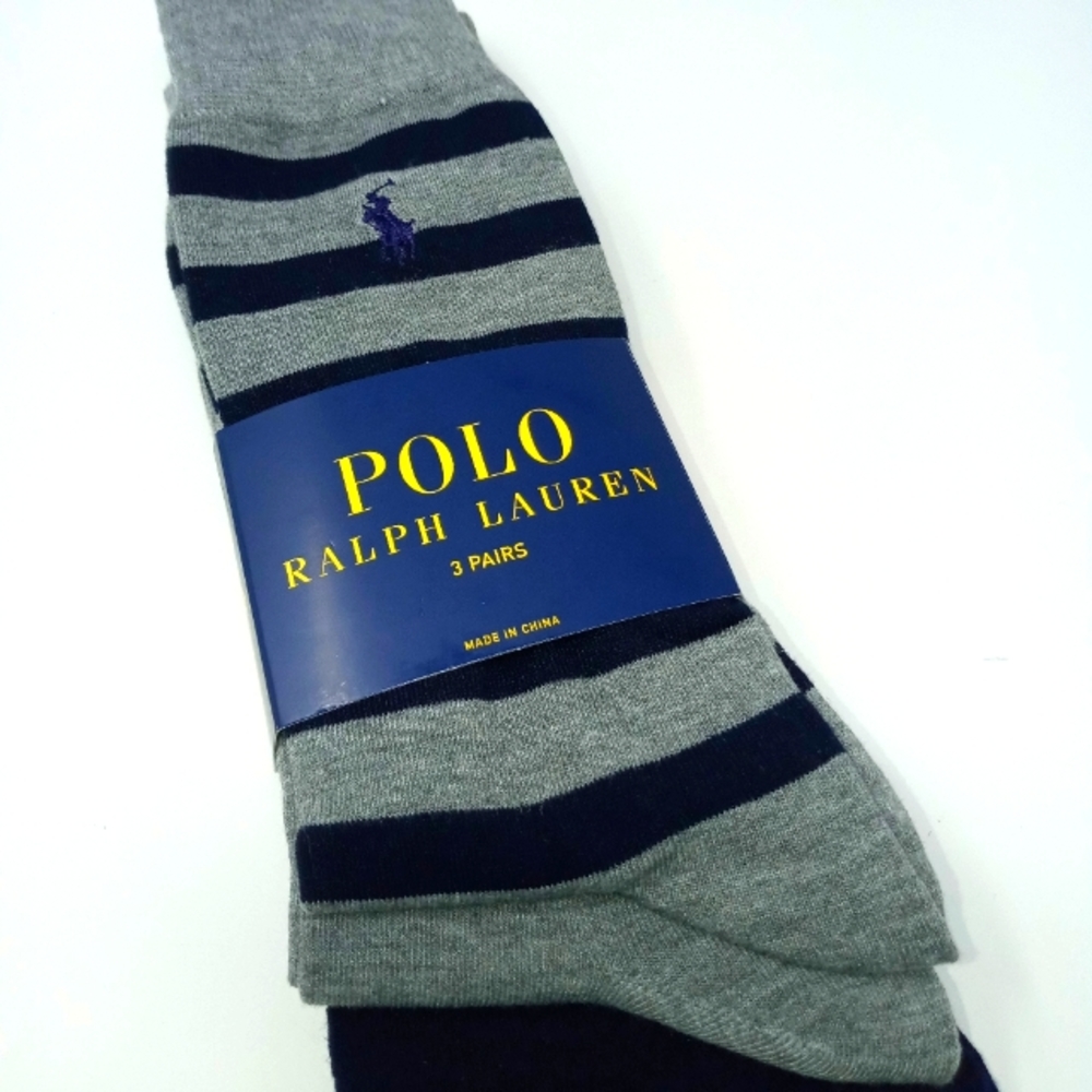 Polo by Ralph Lauren Men’s 3-Pack Multi-Color Socks